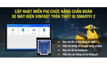 FREE UPDATE FOR DIAGNOSIS FUNCTION FOR VINFAST ELECTRIC MOTORCYCLES ON SMARTFI 2 DEVICE (02/12/2024) FREE UPDATE FOR DIAGNOSIS FUNCTION FOR VINFAST ELECTRIC MOTORCYCLES ON SMARTFI 2 DEVICE (02/12/2024)
